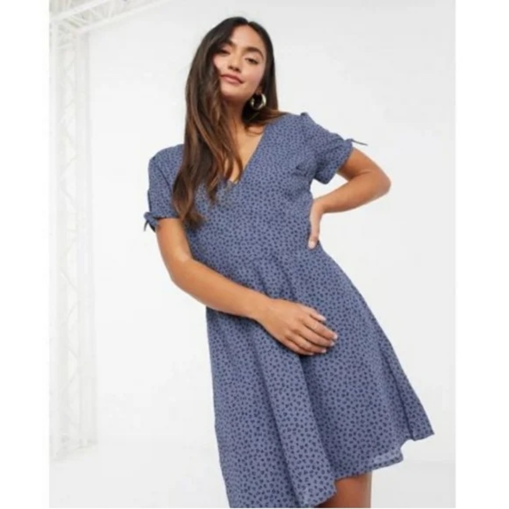 ABERCROMBIE & FITCH V Neck Empire Waist Dress